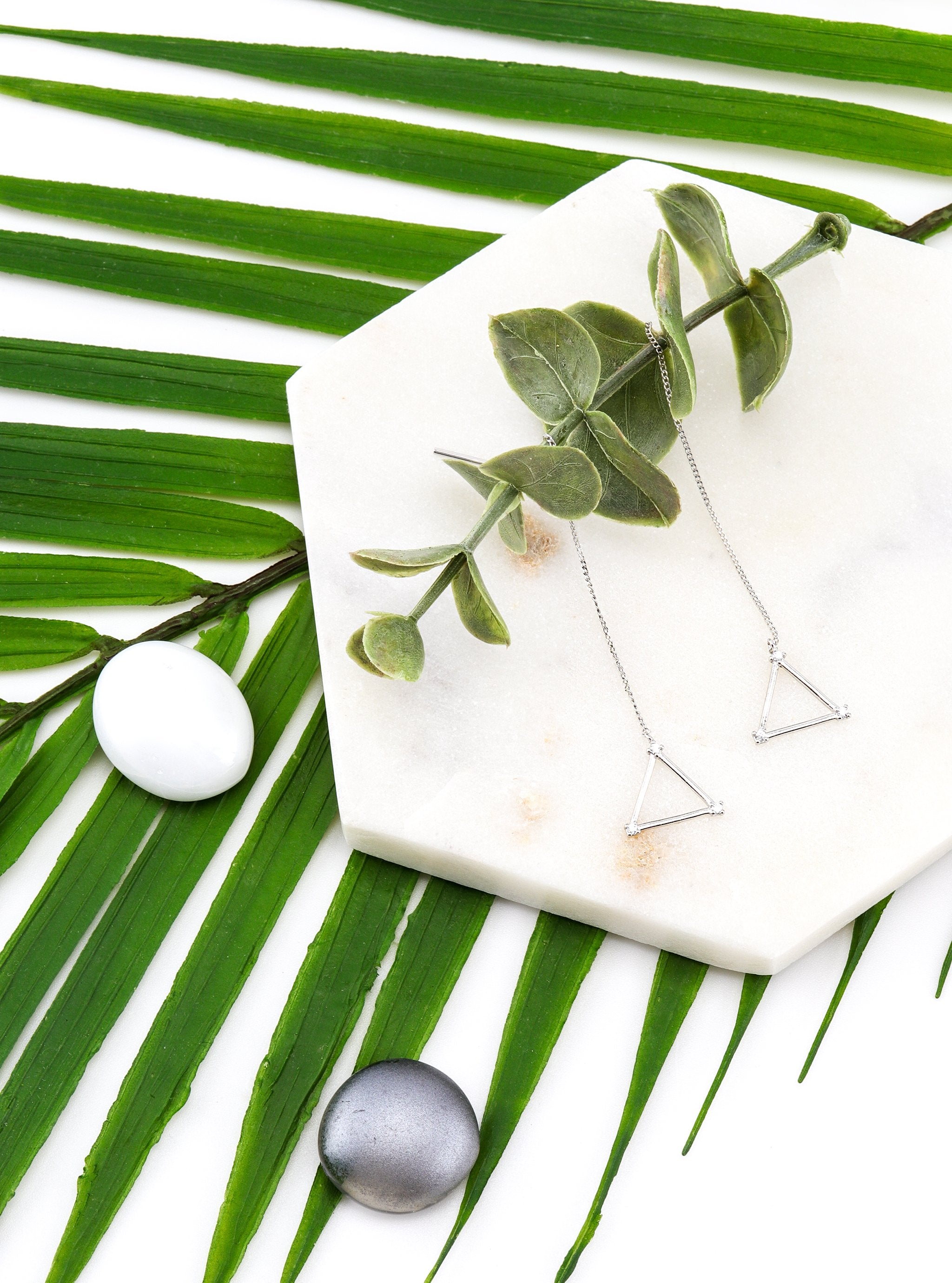 KARLEE SILVER EARRINGS - Simplique Mode