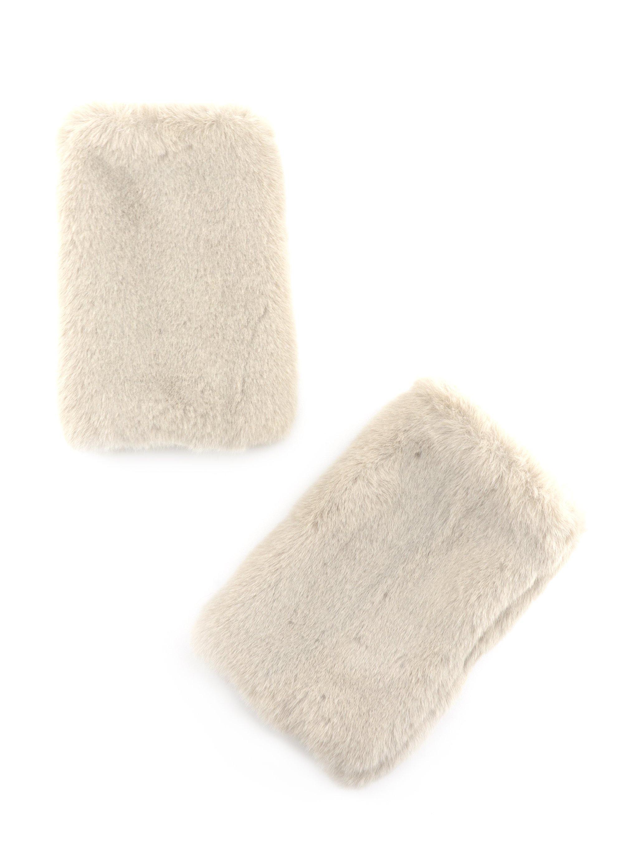 PARIS FAUX FUR FINGERLESS GLOVES - Simplique Mode