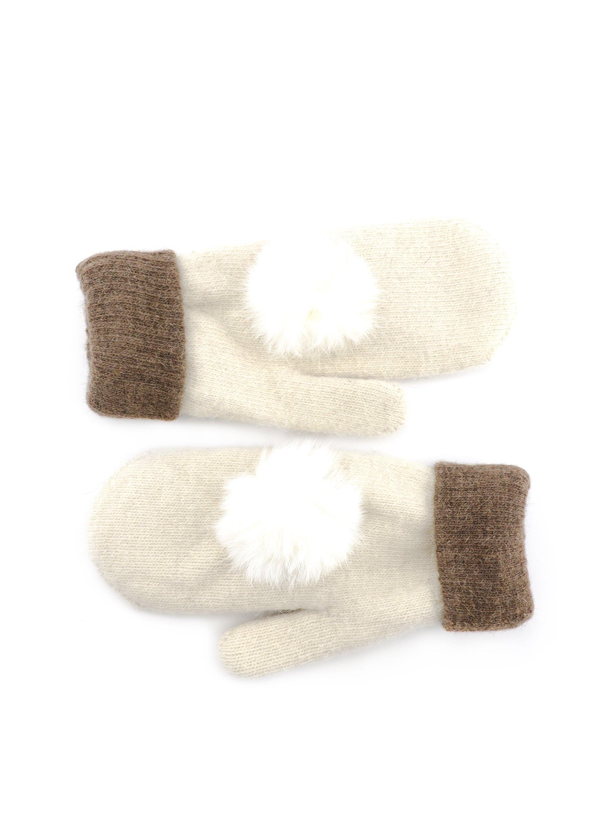 PHOEBE KNIT POM GLOVES - Simplique Mode