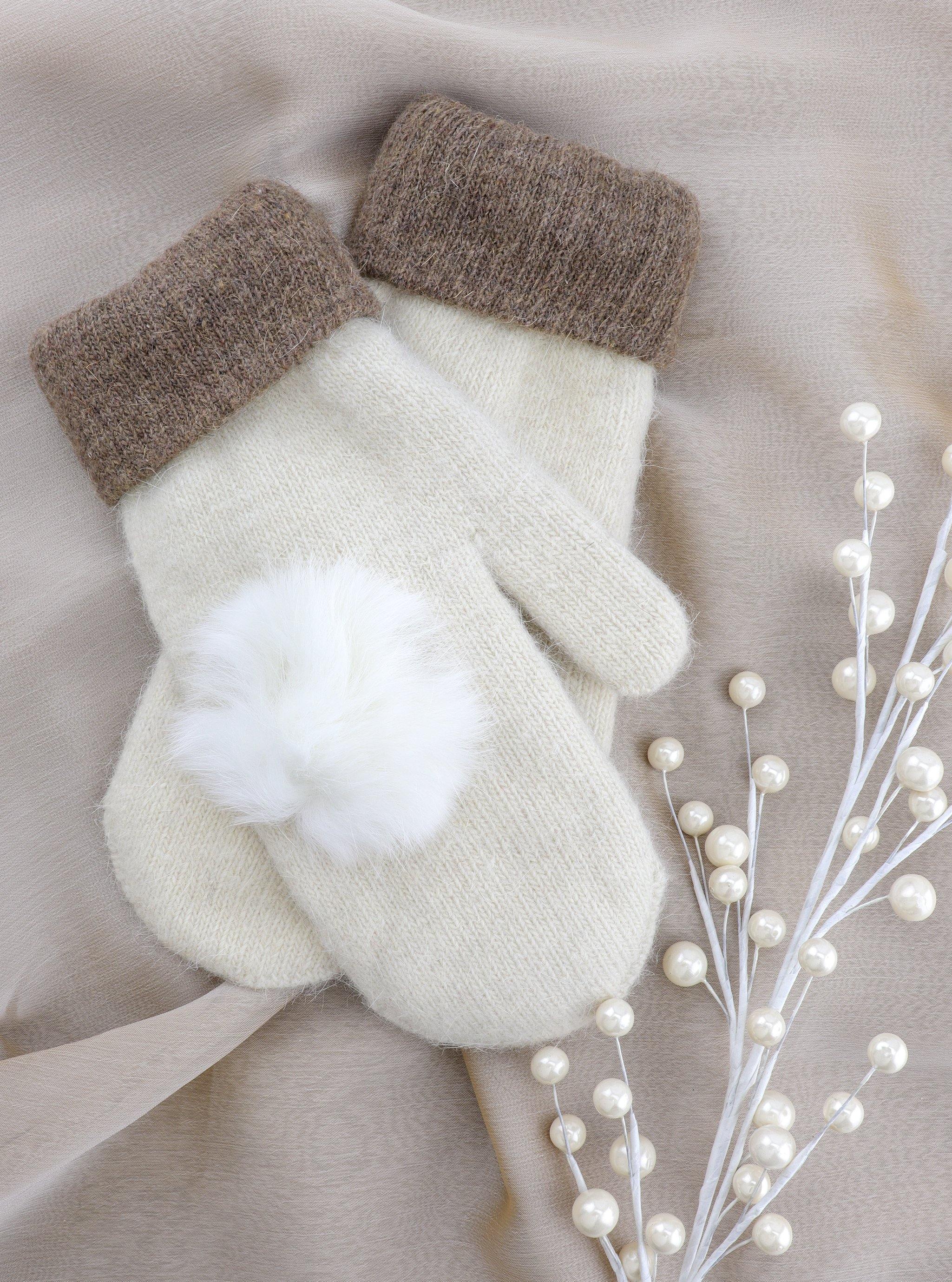 PHOEBE KNIT POM GLOVES - Simplique Mode