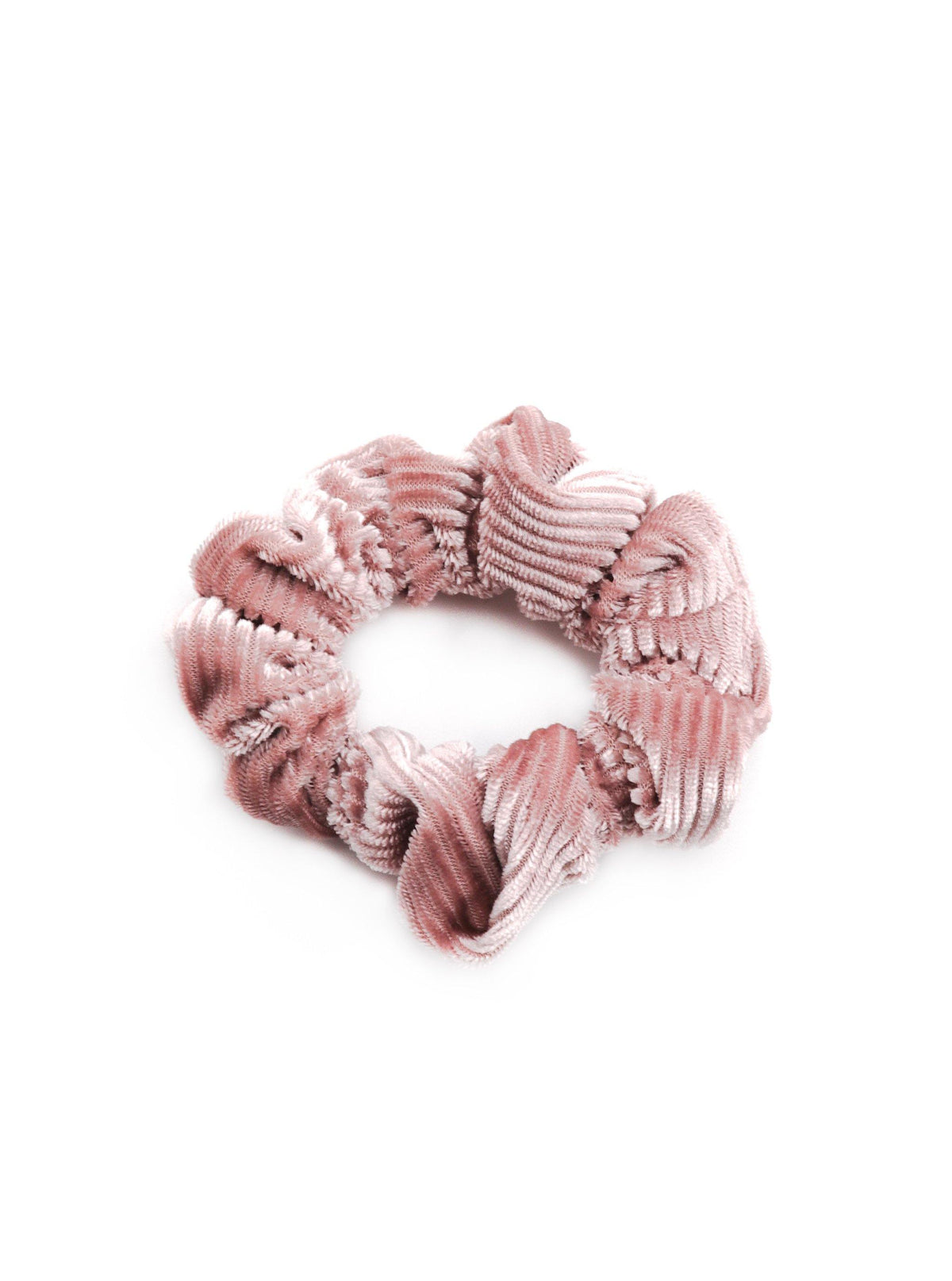 Josette Rose scrunchy with soft corded texture