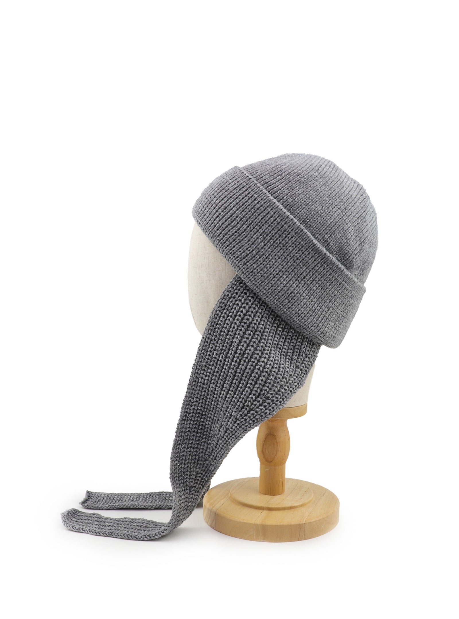 Hanne Long Muffler Knit Beanie - Simplique Mode
