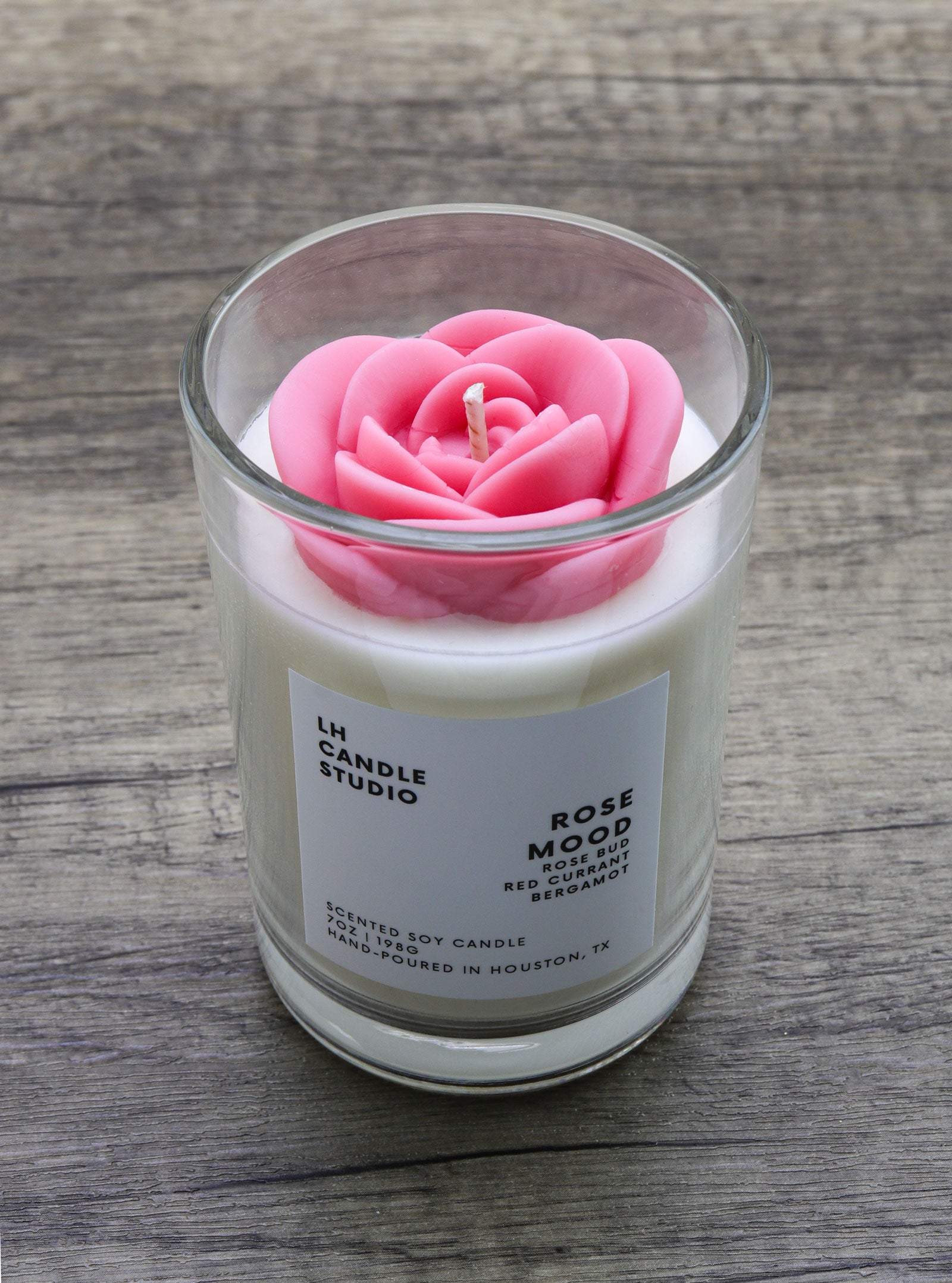 ROSE MOOD SCENTED SOY CANDLE | 7 OZ