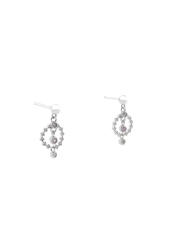KAIRA SILVER EARRINGS - Simplique Mode