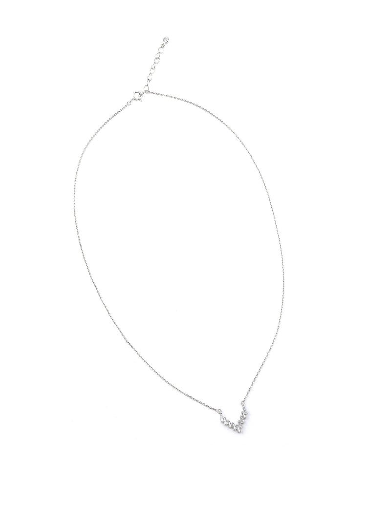 KELLENE SILVER NECKLACE - Simplique Mode