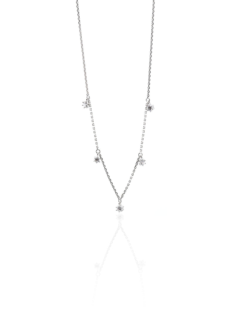 KATIE SILVER NECKLACE - Simplique Mode