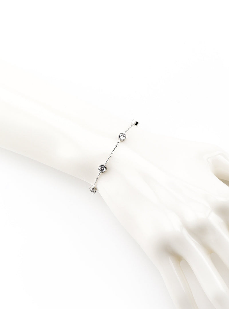 ROSALEE SILVER BRACELET - Simplique Mode