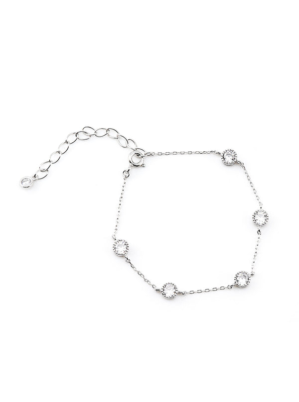 ROSALEE SILVER BRACELET - Simplique Mode