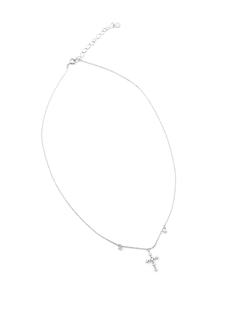 KAORI SILVER NECKLACE - Simplique Mode