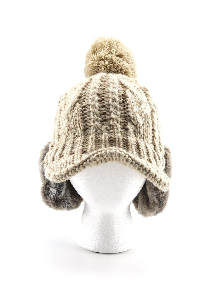HOLLY KNIT POM CAP - Simplique Mode