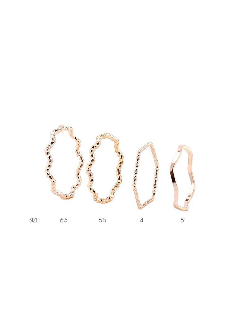 MARA RING SET - Simplique Mode