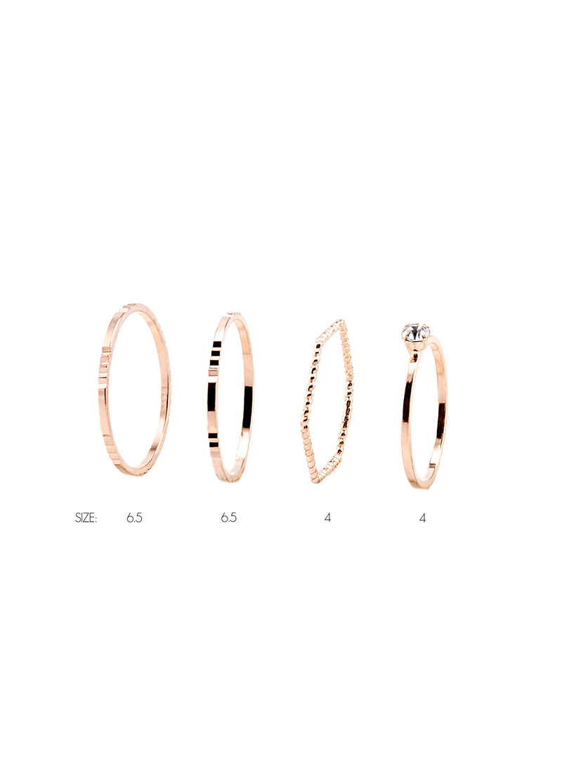 MONA RING SET - Simplique Mode