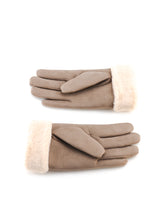 PALMA FUR LINED SUEDE GLOVES