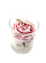 BLUE BIRD WHITE PEONY CANDLE