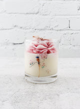 BLUE BIRD WHITE PEONY CANDLE