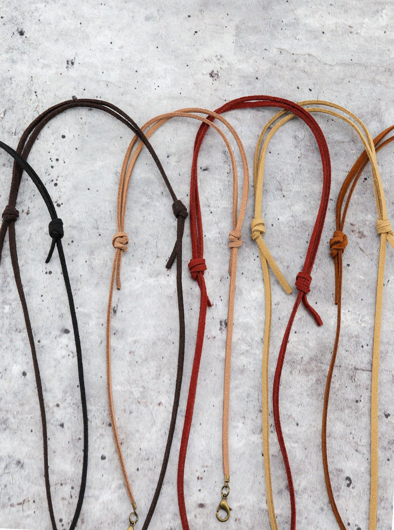 FACE MASK FAUX LEATHER STRAP - Simplique Mode
