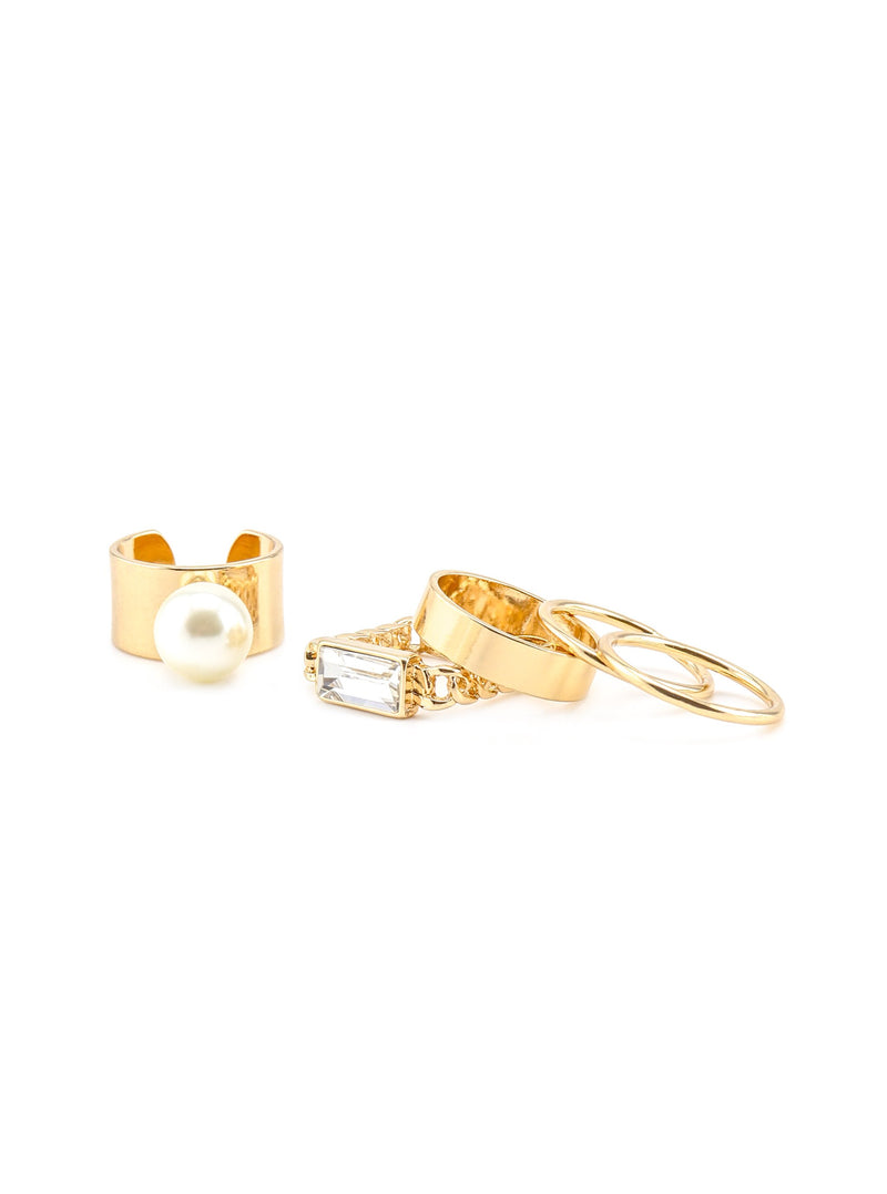 MILANA RING SET - Simplique Mode