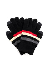 PAYTON STRIPE KNIT SMARTPHONE GLOVES - Simplique Mode