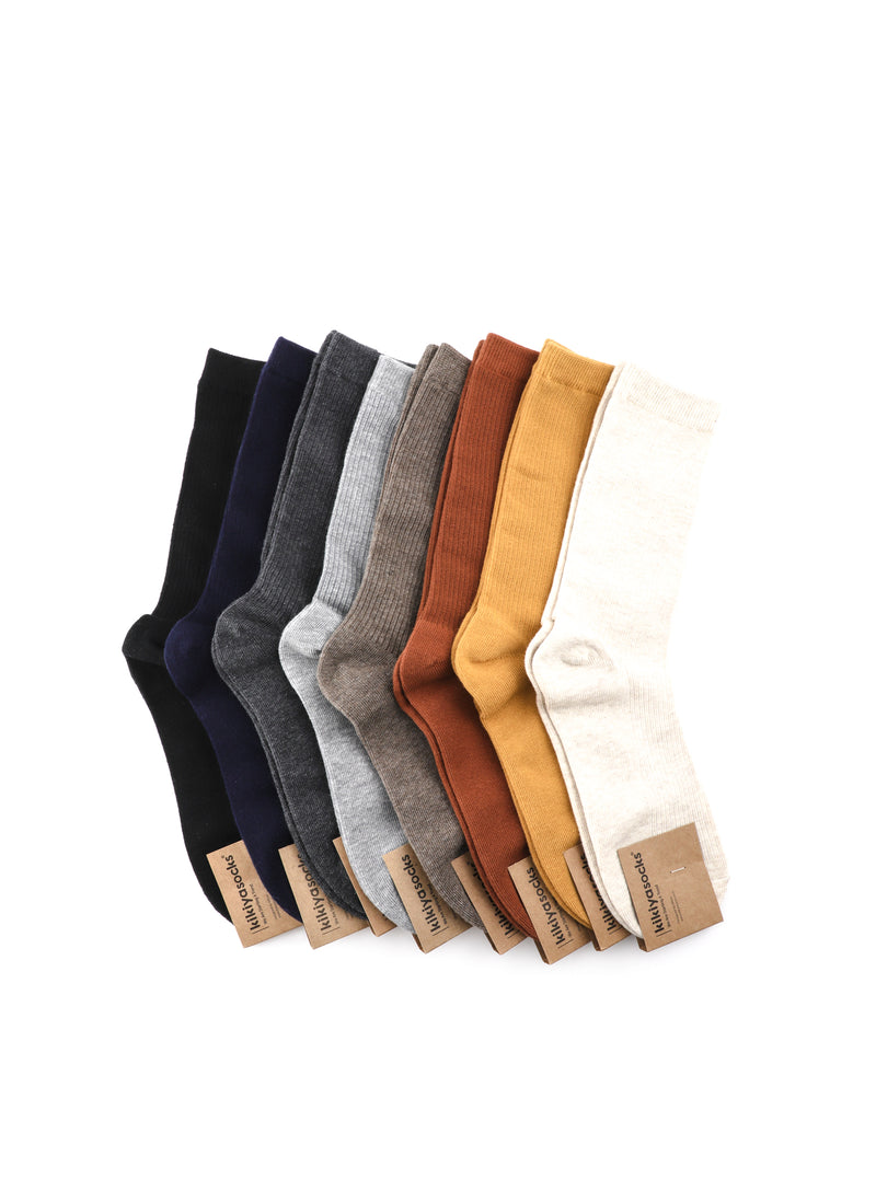PAMELYN RIBBED LONG SOCKS
