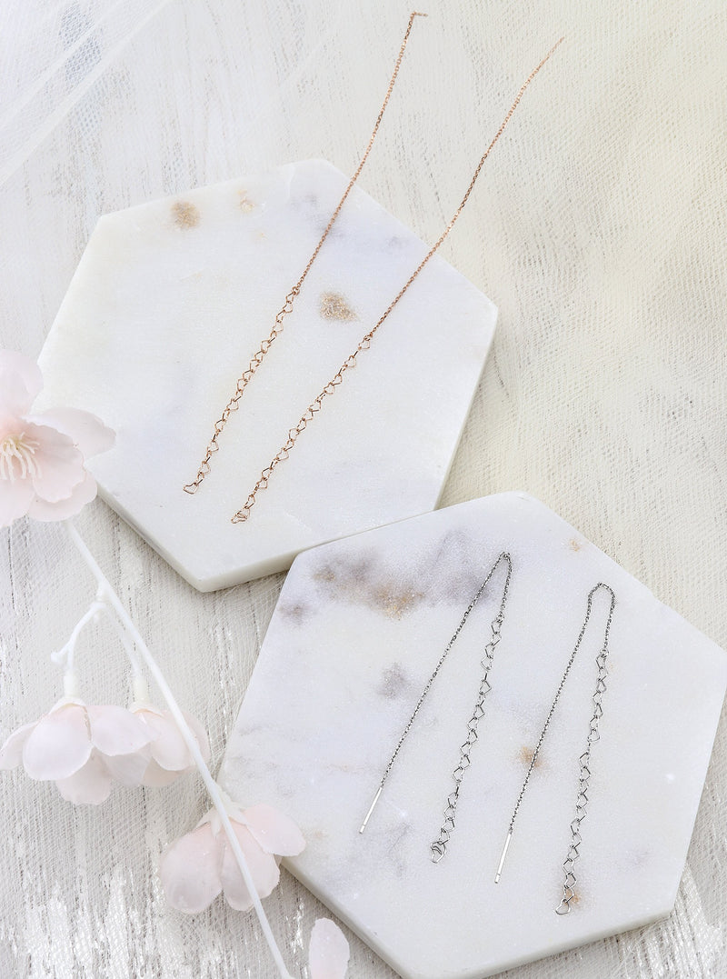 KACIE SILVER EARRINGS - Simplique Mode