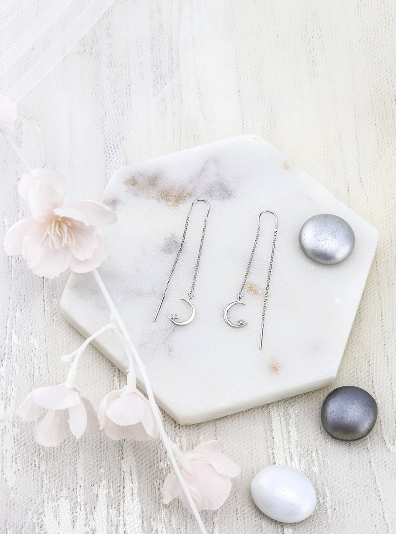 KEILA SILVER EARRINGS - Simplique Mode