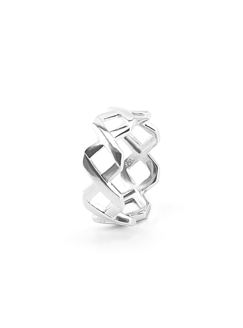 RAEANNE SILVER RING - Simplique Mode