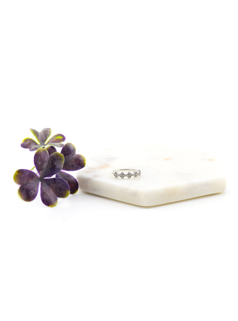 RHETA SILVER RING - Simplique Mode