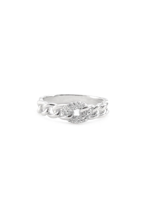 RAEGAN SILVER RING - Simplique Mode