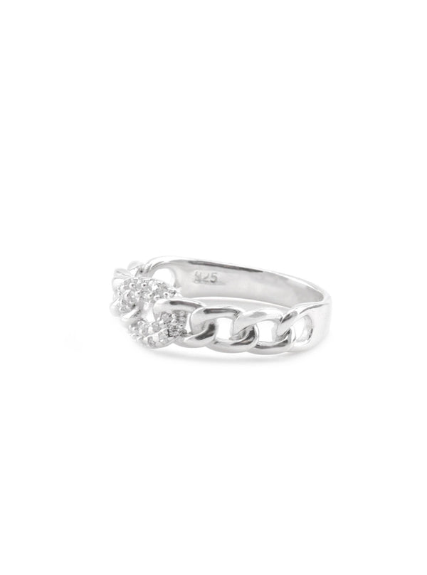 RAEGAN SILVER RING - Simplique Mode
