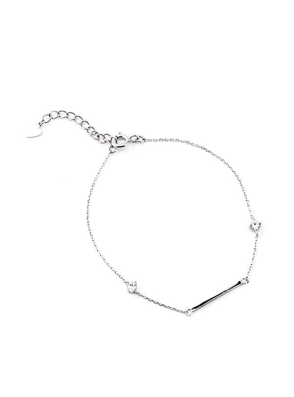 RANIA SILVER BRACELET - Simplique Mode