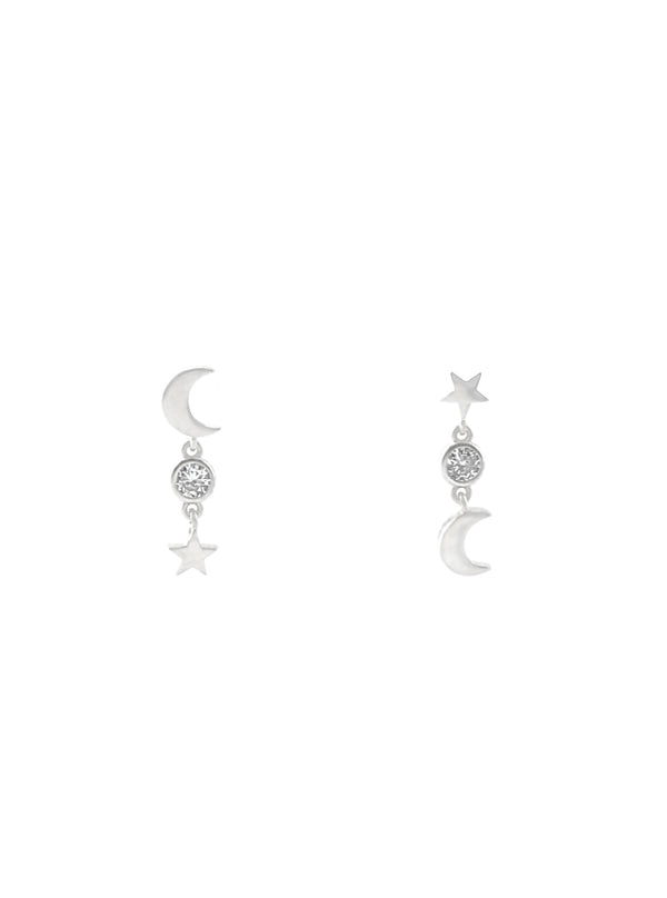 KHLOE SILVER EARRINGS