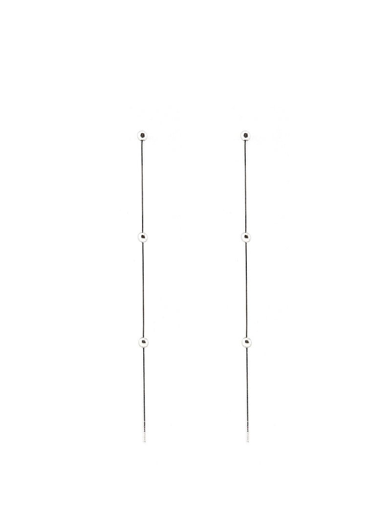 KAILEE SILVER EARRINGS - Simplique Mode