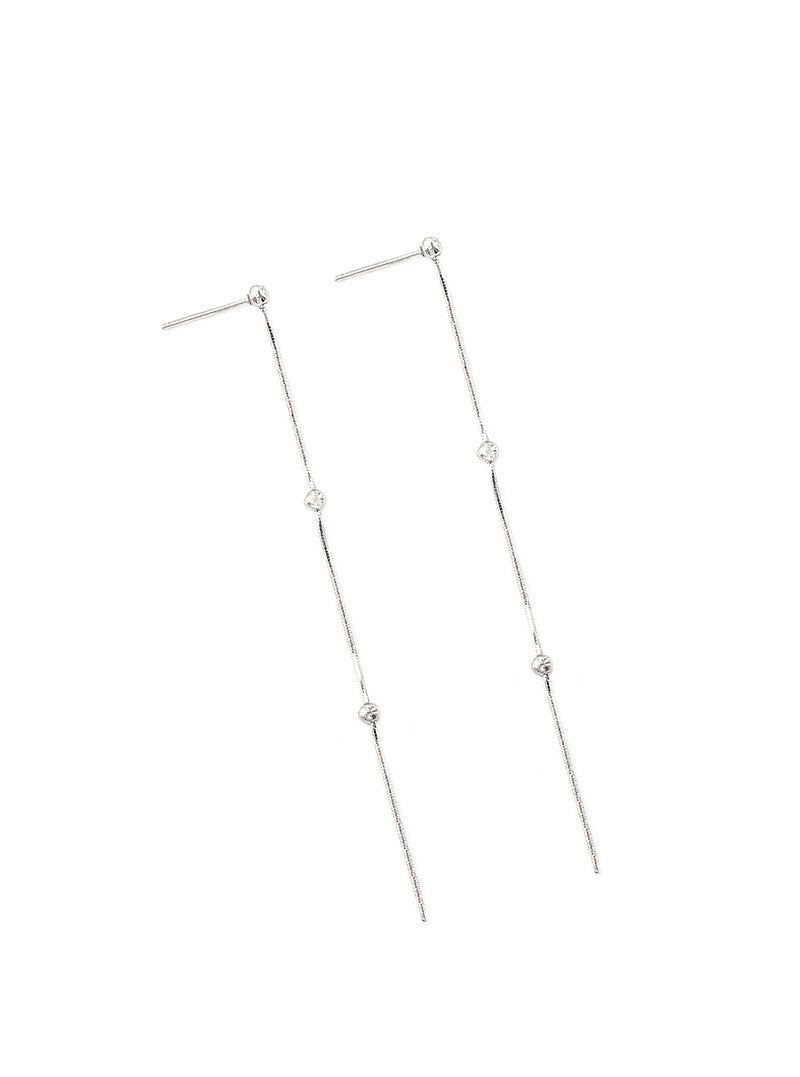 KAILEE SILVER EARRINGS - Simplique Mode