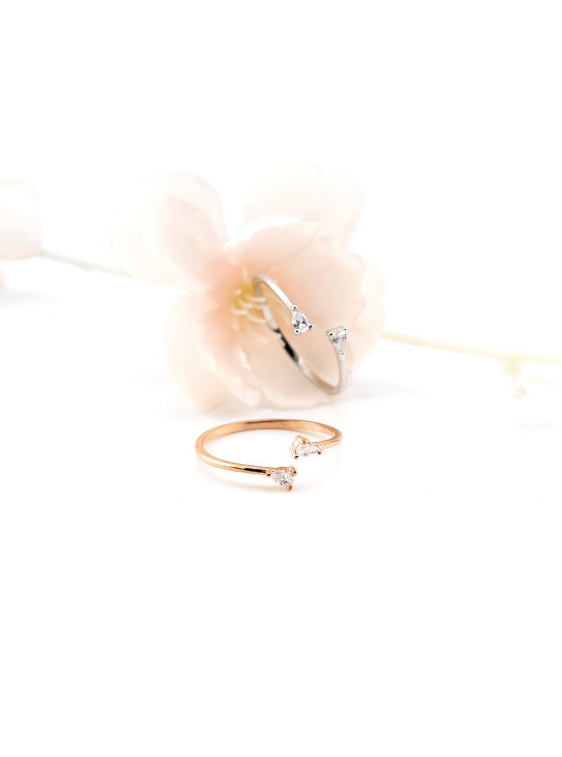 RUBY SILVER RING - Simplique Mode