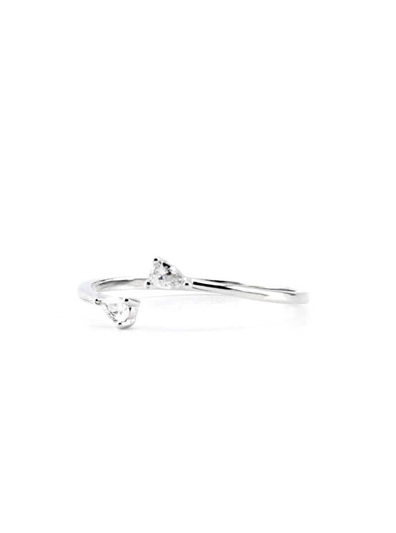 RUBY SILVER RING - Simplique Mode
