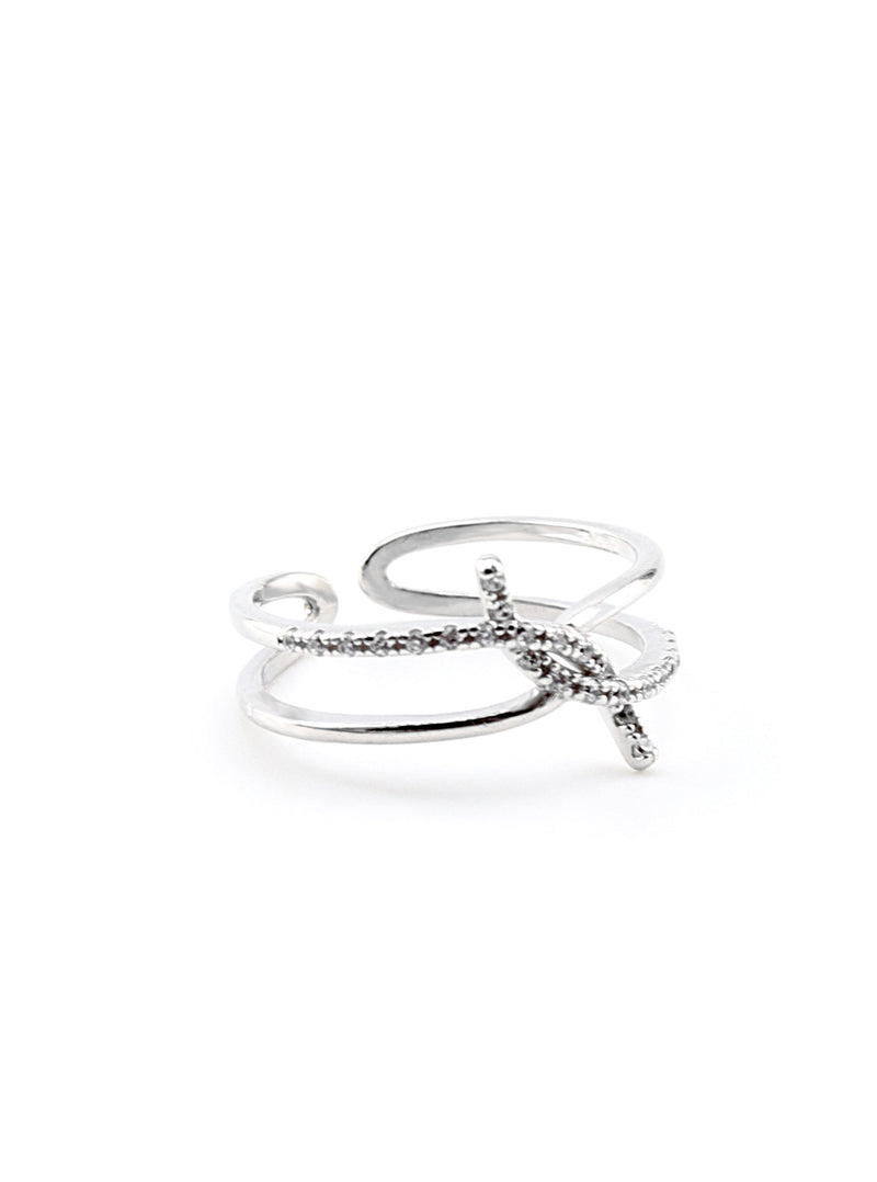 ROLENE SILVER RING - Simplique Mode