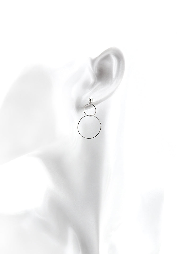 KYLA SILVER EARRINGS - Simplique Mode