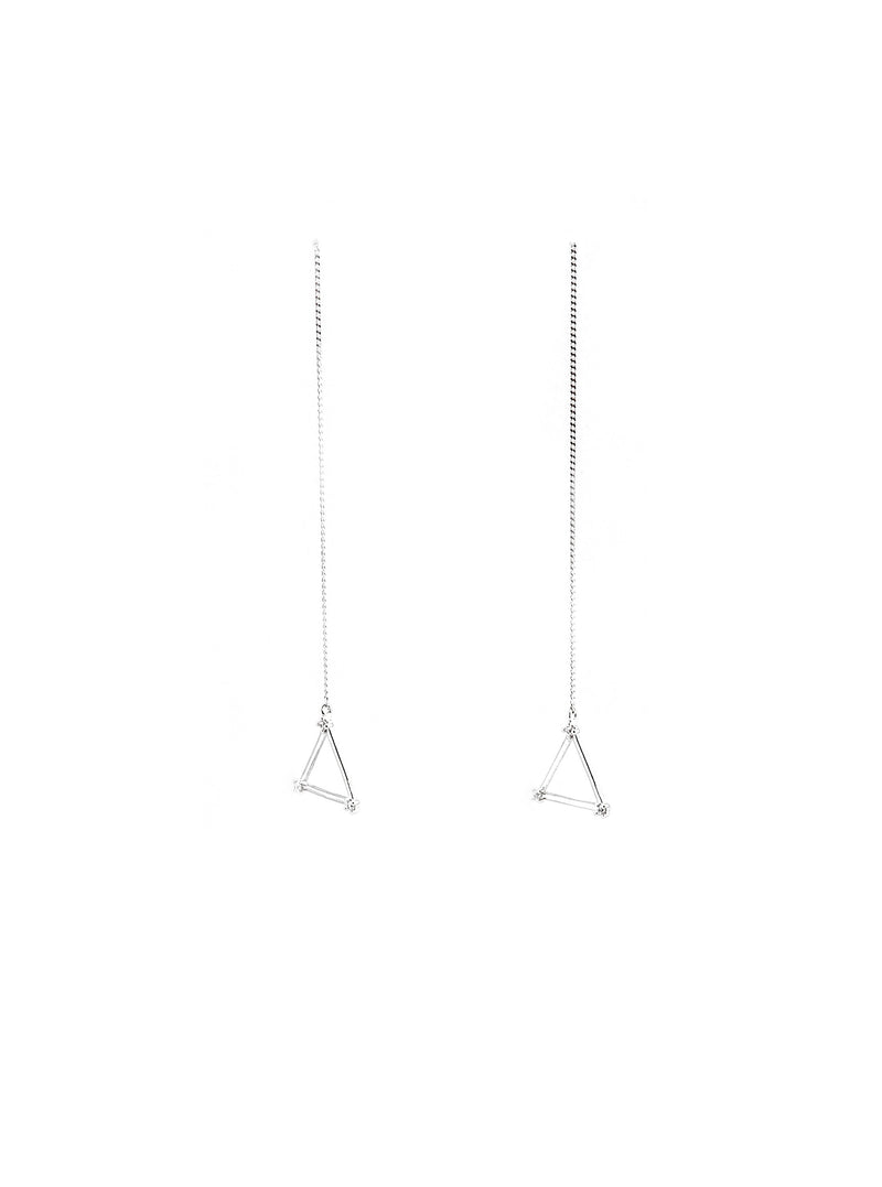 KARLEE SILVER EARRINGS - Simplique Mode